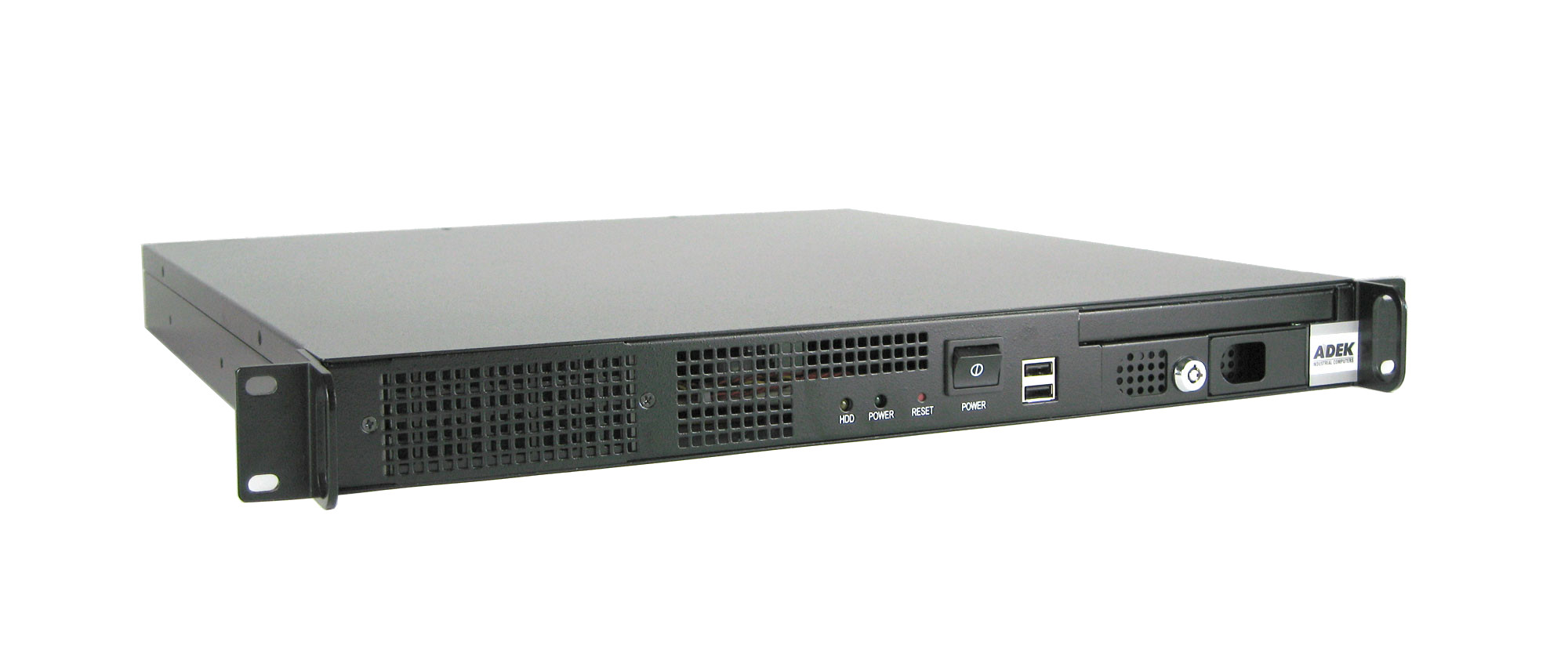Short-depth 1U rackmount server